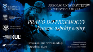 Read more about the article Areopag Uniwersytetów. Debata o przemocy i wojnie